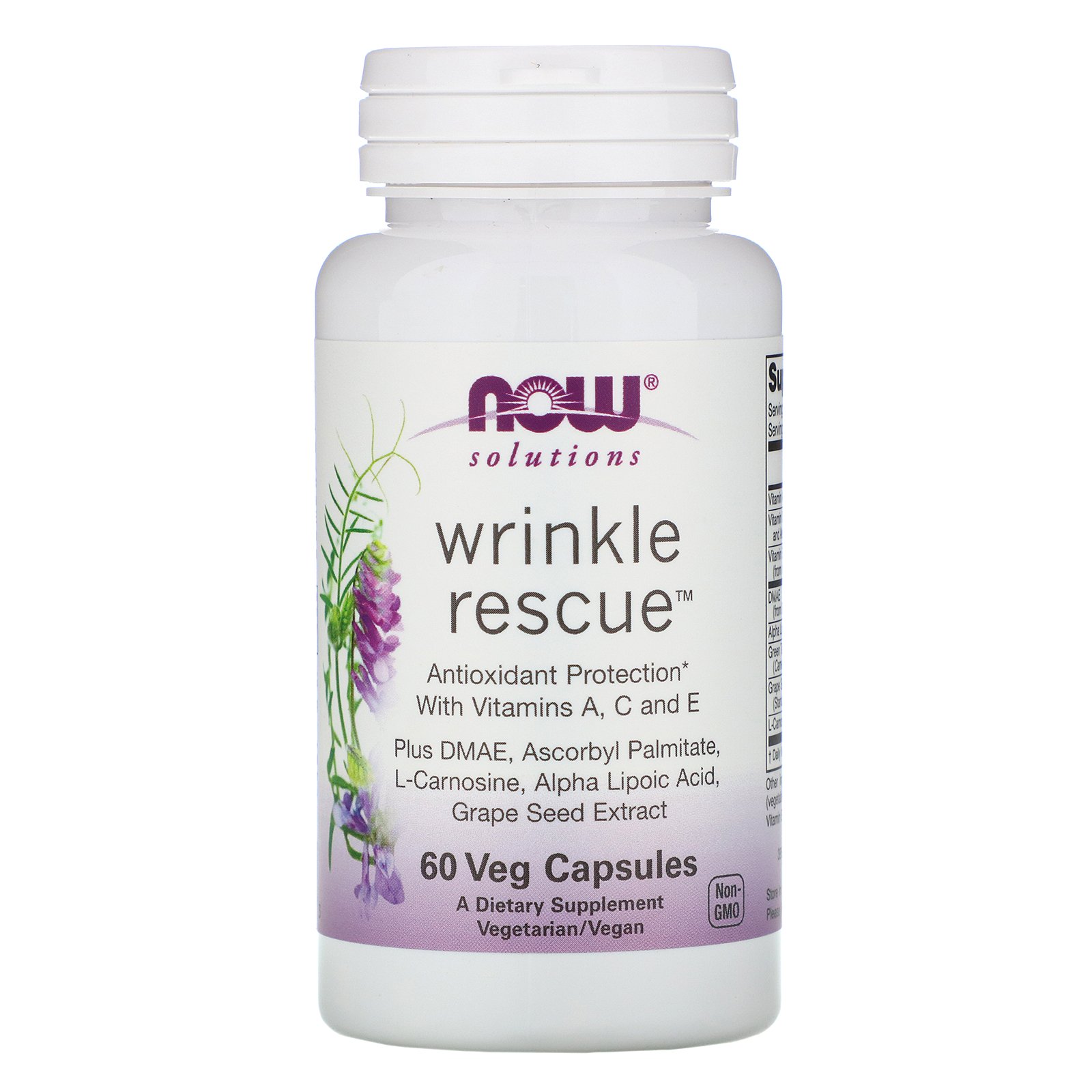 Now Foods, Solutions, Recuperador de Rugas, 60 cápsulas