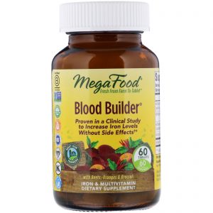 MegaFood, Blood Builder, 60 Comprimidos