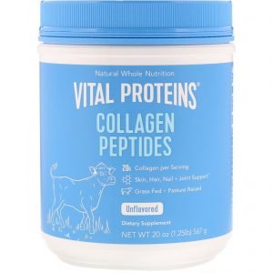 Vital Proteins, Peptídeos de Colágeno, Sem Sabor, 1,25 lbs (567 g)