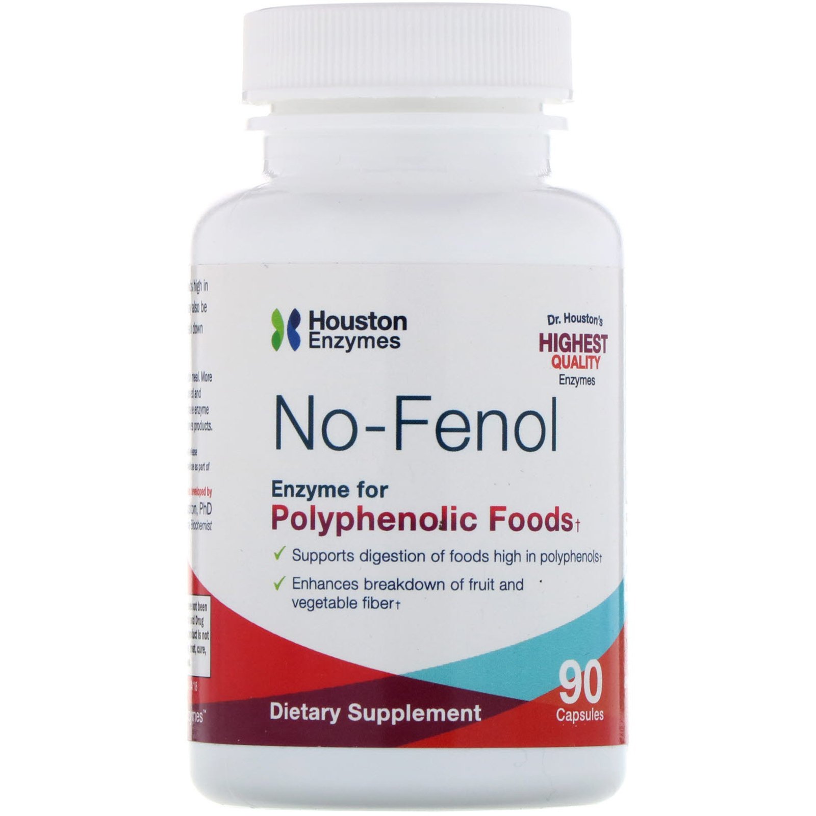 Houston Enzymes, No-Fenol, 90 Cápsulas