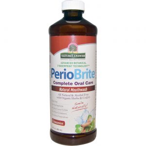 Nature's Answer, Enxaguante Bucal Natural PerioBrite - 16 fl oz (480mL)
