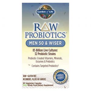 Garden of Life, RAW Probióticos™ para Homens 50 - 90 Cápsulas Vegetarianas