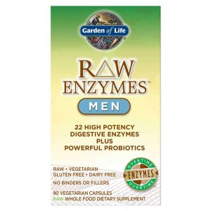 Garden of Life, RAW Enzimas™ Homens - 90 Cápsulas Vegetarianas