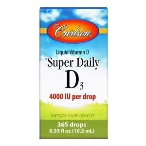 Carlson Labs, Vitamina D3 4000 IU por Gota - 365 Gotas