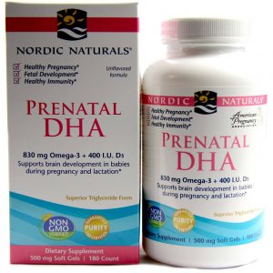 Nordic Naturals, Pré-natal DHA - 180 Cápsulas em Gel