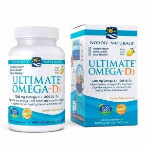 Nordic Naturals, Omega - D3 limão - 60 Cápsulas em Gel