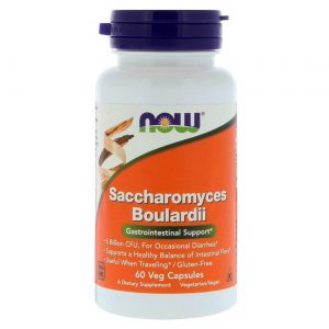Now Foods, Saccharomyces Boulardii - 60 VCáps.