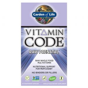 Garden of Life, Multivitamínico Código RAW Pré-Natal - 30 Cápsulas Vegetarianas