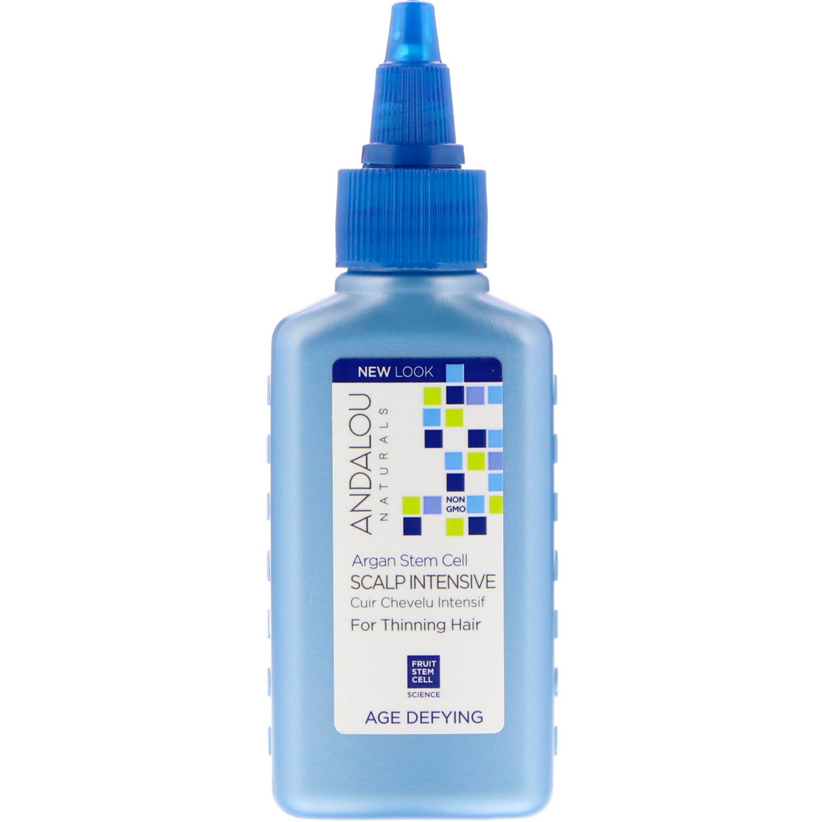 Andalou Naturals, Células-tronco de Argan, Intensivo para o Couro Cabeludo, Tratamento para Queda de Cabelos, Rejuvenescedor, 62 ml (2,1 fl oz) - Imagem 3