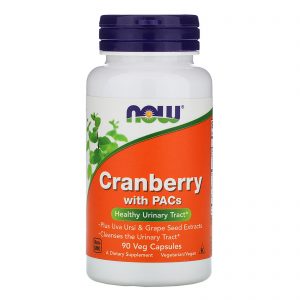 Now Foods, Cranberry com PACs, 90 Cápsulas Vegetais
