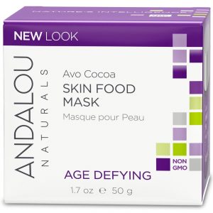 Andalou Naturals, Máscara Nutritiva Para Pele, Abacate e Cacau - 50 g (1.7 oz)