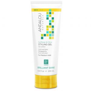 Andalou Naturals, Gel para Cabelo com Brilho de Girassol e Citros - 6,8 oz (200mL)