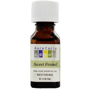 Aura Cacia, Óleo Essencial de Erva-Doce - 15 ml (0.5 fl oz)