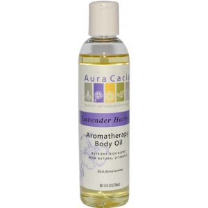 Aura Cacia Massag / banho de óleo Lvnd HRVs 8 onças