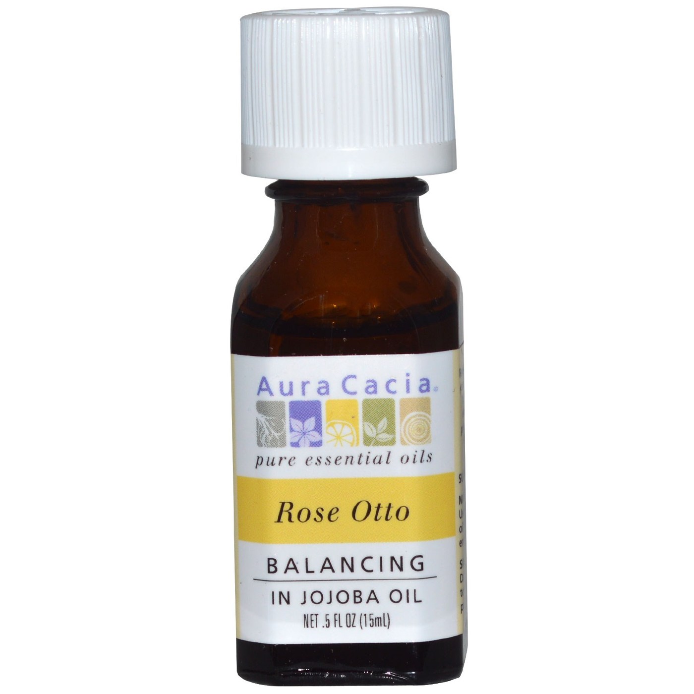 Aura Cacia Prec Ess Rose Otto Jojoba 0,5 onças