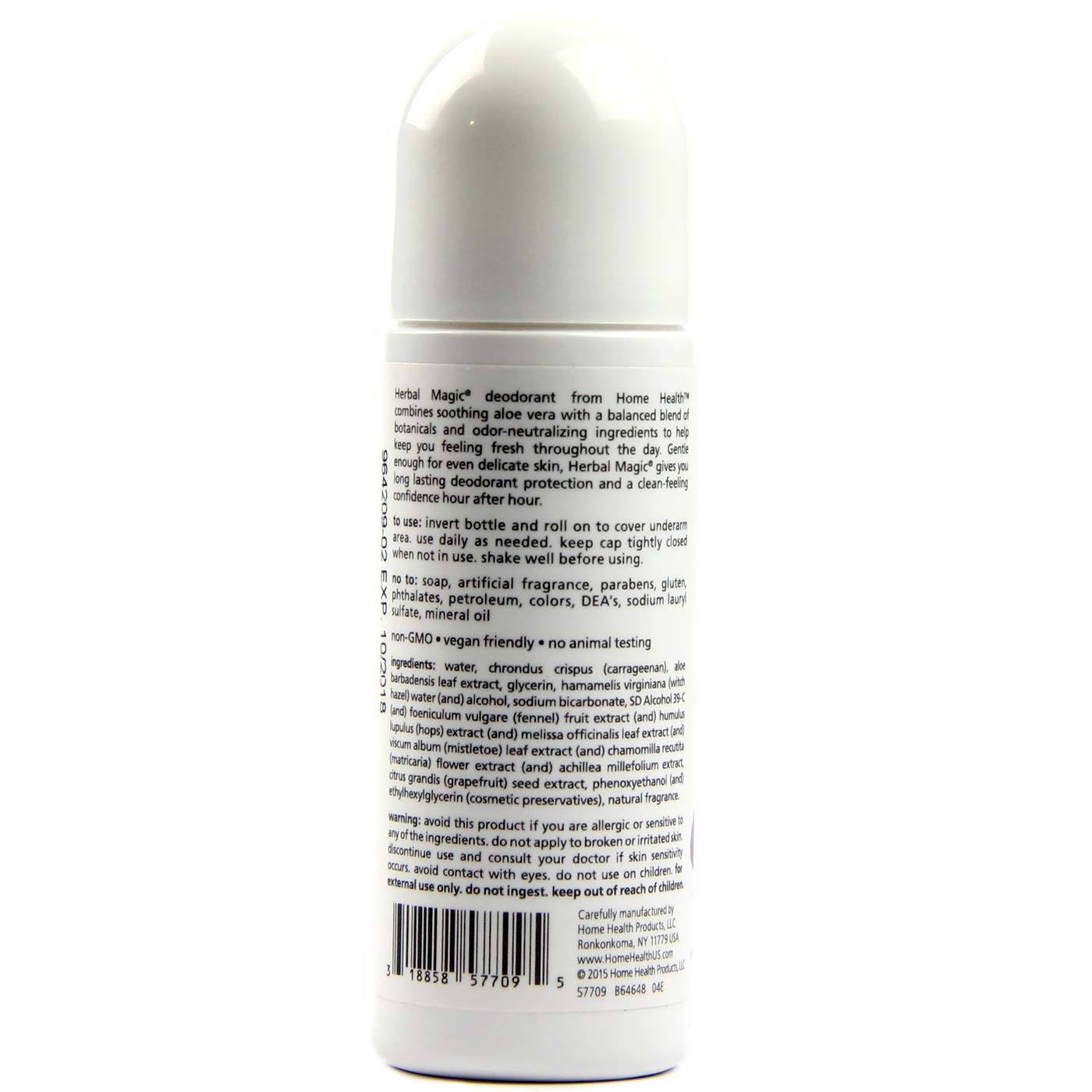 Home Health Products. Desodorante roll-on de Jasmim - Seguro para peles Sensíveis - 88mL - Imagem 2