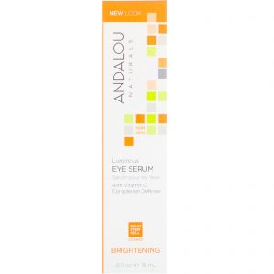 Andalou Naturals, Luminous Eye Serum, Iluminador, 18 ml (0,6 fl oz)