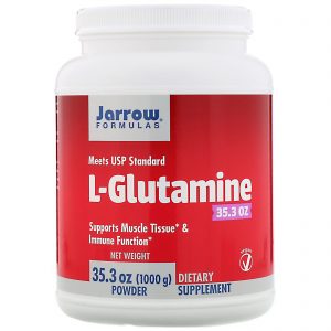 Jarrow Formulas, L-Glutamina em Pó, 2,2 lbs (1000 g)