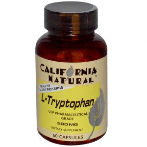 California Natural, L-Triptofano - 60 Cápsulas
