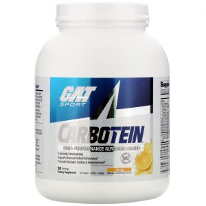 GAT, Carboteína, Carga de Glicogênio para Alto Desempenho, Laranja, 1,80 kg (3,97 lb)