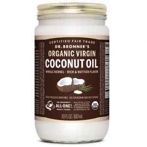 Dr Bronner, Óleo de Coco Virgem Integral Orgânico - 887 ml