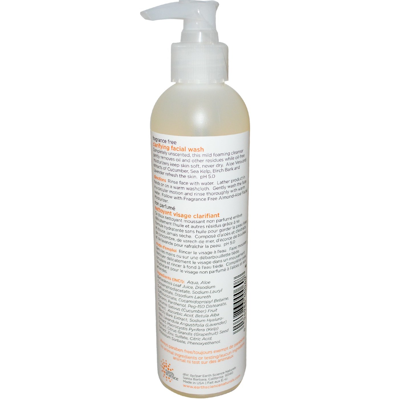 Earth Science Face Wash Clarifying F / f 8 onças - Imagem 2