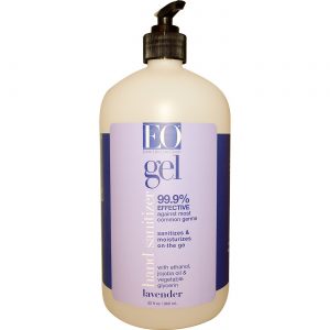 Eo Products Hand Sanitizer Gel Lavndr 32 onças