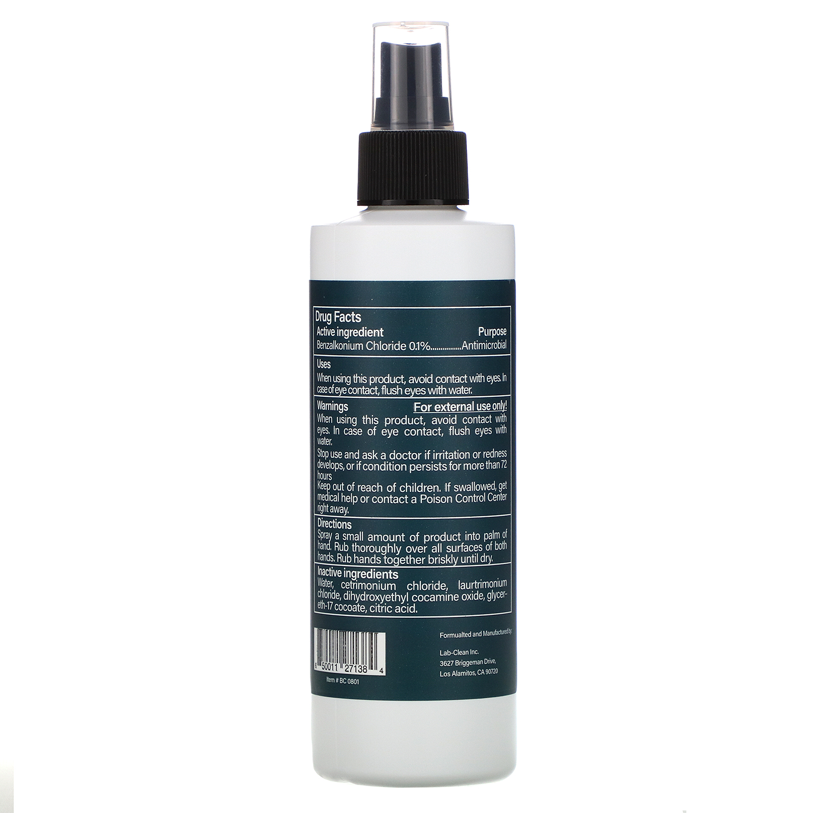 Bayes, Hand Sanitizer, Alcohol Free, Unscented, 8 fl oz (236 ml) - Imagem 2