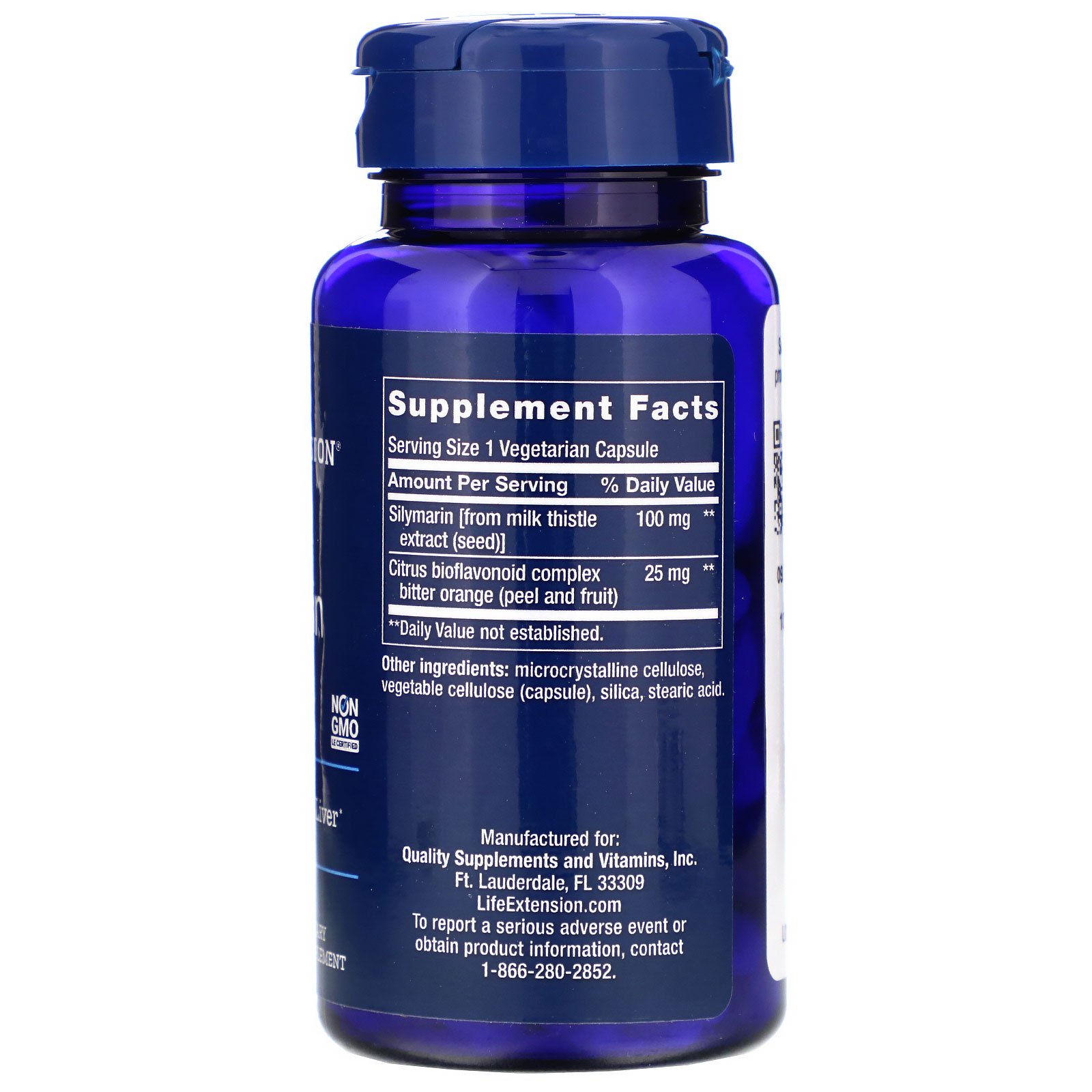 Life Extension, Silimarina, 100 mg, 90 cápsulas vegetais - Imagem 2