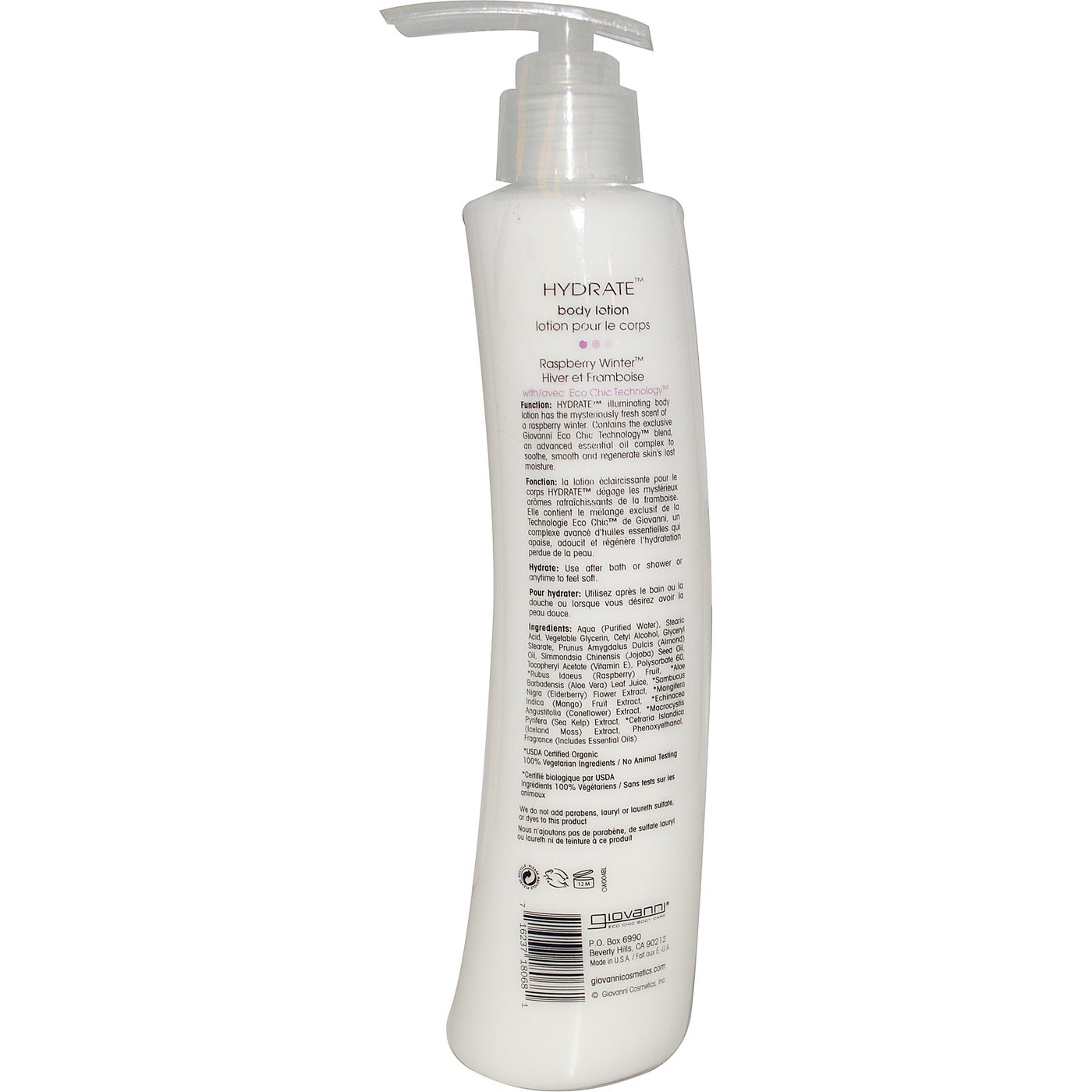 Giovanni Hair Care Products Hidrate 8,5 oz bdy Ltn Rasp Wntr - Imagem 2