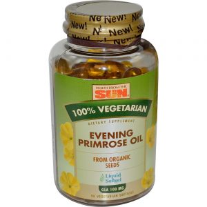 Health From the Sun, Óleo de Prímula Vegetariana Orgânica - 90 Cápsulas em Gel Vegetarianas