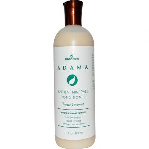 Zion Health Adama Clay Minerais Conditioner, Coco branco - 16 fl oz