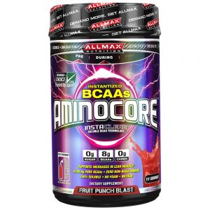 AllMax Nutrition Instantized BCAA Aminocore, Fruit Punch - 41.1 oz