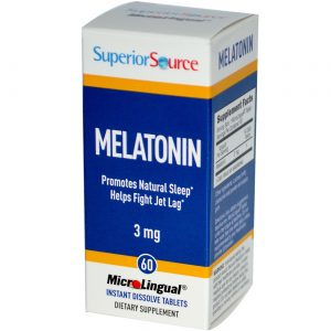 Superior Source, Melatonina 3 mg - 60 Tabletes