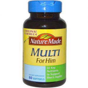 Nature Made, Multi For Him Multivitamínico Masculino - 60 Cápsulas em Gel