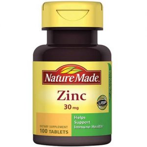 Nature Made, Zinco - 100 Tabletes