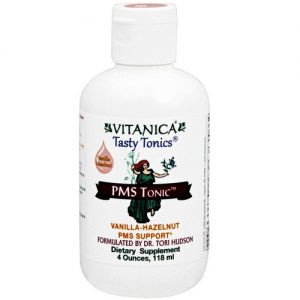 Vitanica PMS Tonic, Avelã de baunilha - 4 fl oz