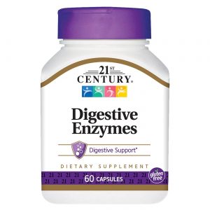 21st Century, Enzimas Digestivas - 60 Cápsulas