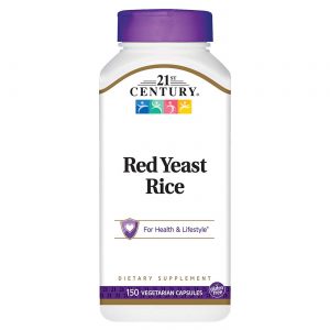 21st Century, Levedura de Arroz Vermelho - 150 Cápsulas Vegetarianas