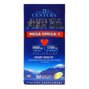 21st Century, Óleo de Peixe Selvagem do Alasca - 90 Cápsulas em Gel