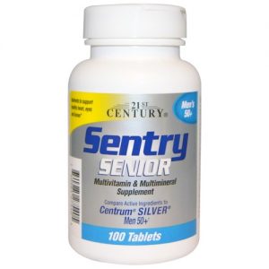 21st Century, Men's 50+ Sentry Senior - 100 Tabletes