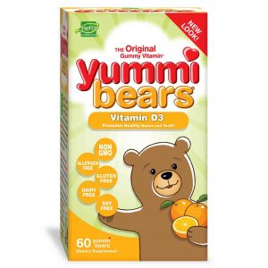 Hero Nutritionals, Vitamina D3 para Crianças dos Ursos Yummi - 60 Gomas