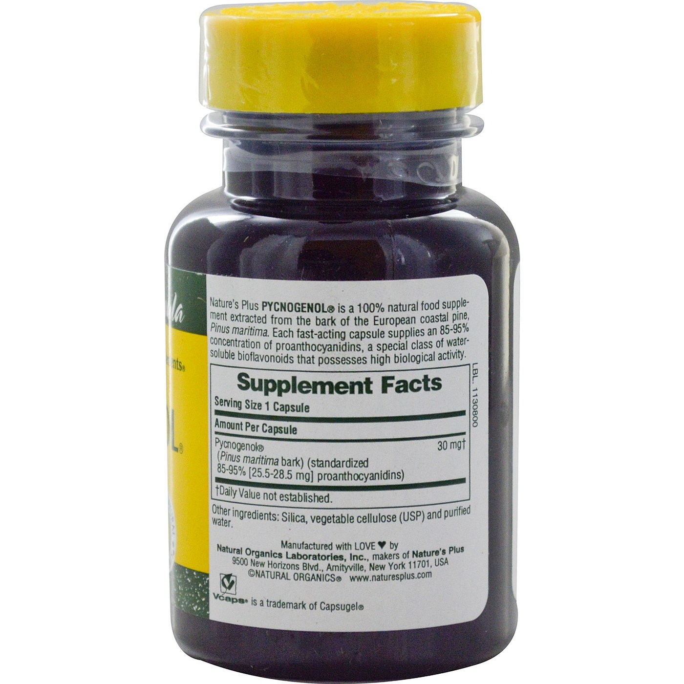 Pycnogenol Nature's Plus 30 Cápsulas - Imagem 2