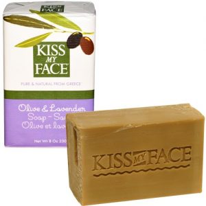 Kiss My Face, Sabonete em Barra, Oliva & Lavanda - 230 g