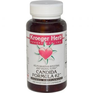 Kroeger Herb, Candida Formula #2 - 100 Cápsulas Vegetarianas