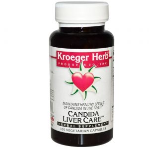 Kroeger Herb, Candida Cuidados com o Fígado - 100 Cápsulas Vegetarianas