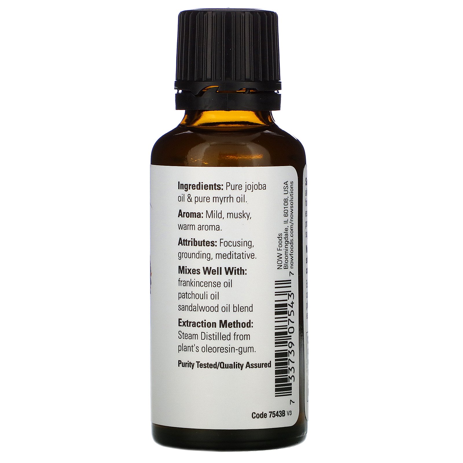 Now Foods, Essential Oils, Myrrh, 1 fl oz (30 ml) - Imagem 2