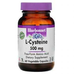 Bluebonnet Nutrition, L-Cysteine, 500 mg, 60 Veggie Capsules