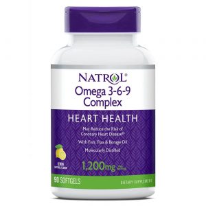 Ômega 3-6-9 Complexo Natrol 90 cápsulas de gel
