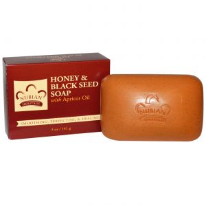Nubian Heritage, Sabonete em Barra - Mel e Semenetes Pretas - 5 oz (141g)